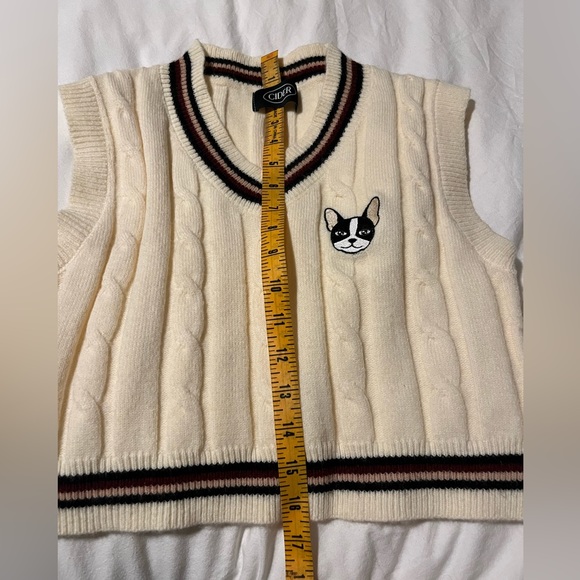 Cider Knitted Dog Sweater Vest - Picture 3 of 5
